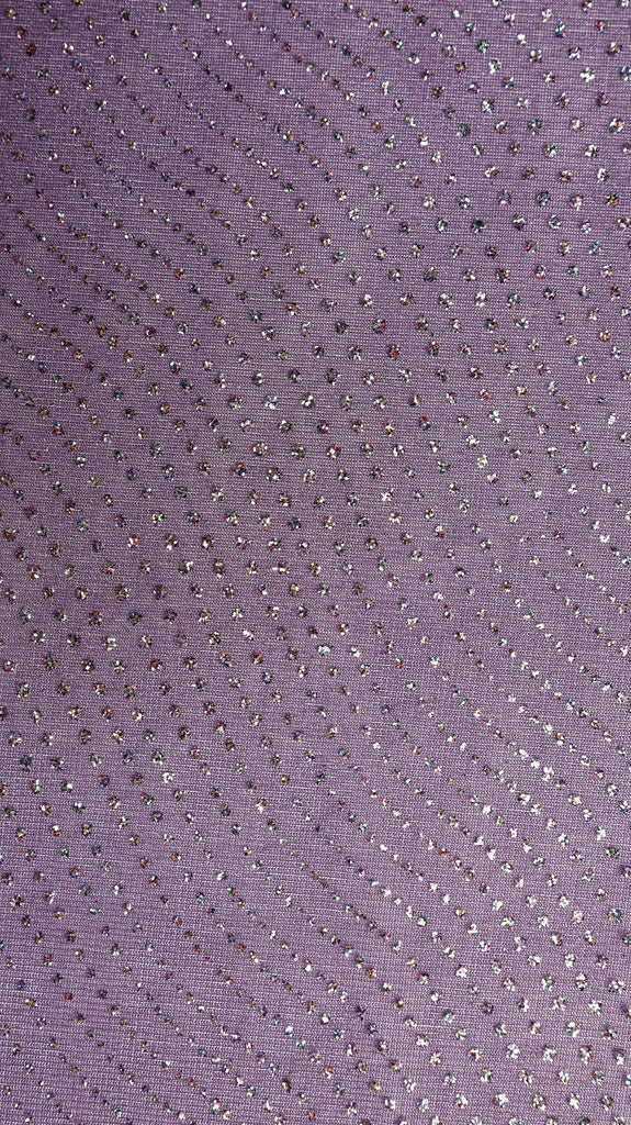 Tissus Maille Transparente Full Foil Wave - Tissus Meter
