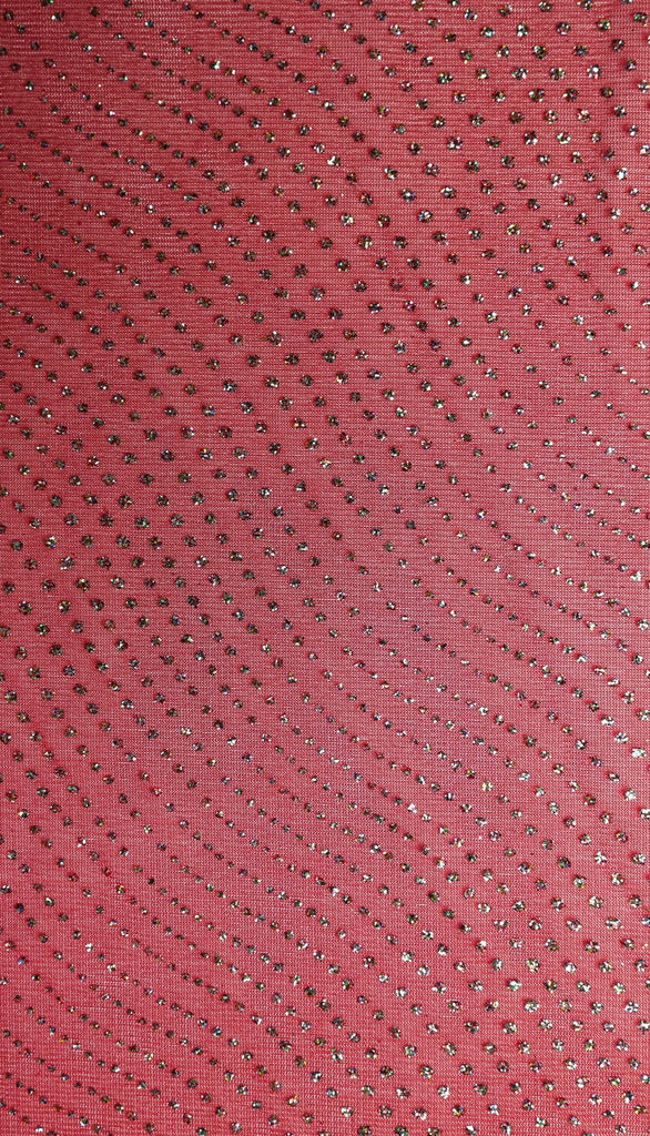 Tissus Maille Transparente Full Foil Wave - Tissus Meter