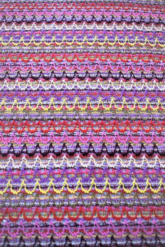 Tissu Crochet Multicolore - Tissus Meter