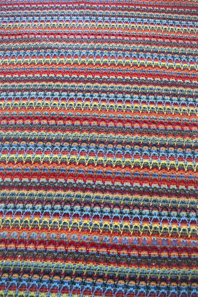Tissu Crochet Multicolore - Tissus Meter