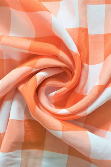 Tissu Vichy Grand Carreaux - Tissus Meter