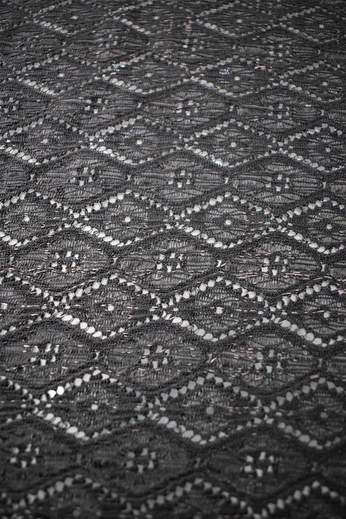Tissus Dentelle Carreaux Elasthanne - Tissus Meter