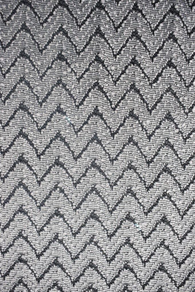 Tissus Dentelle Zig Zag Elasthanne - Tissus Meter