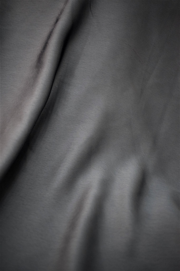 Tissus Satin Gris Anthracite - Tissus Meter
